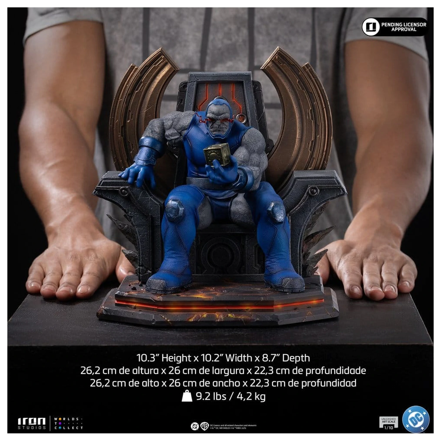 DC Comics Umelecká mierková socha 1/10 Darkseid Unleashed 26 cm produktová fotografia