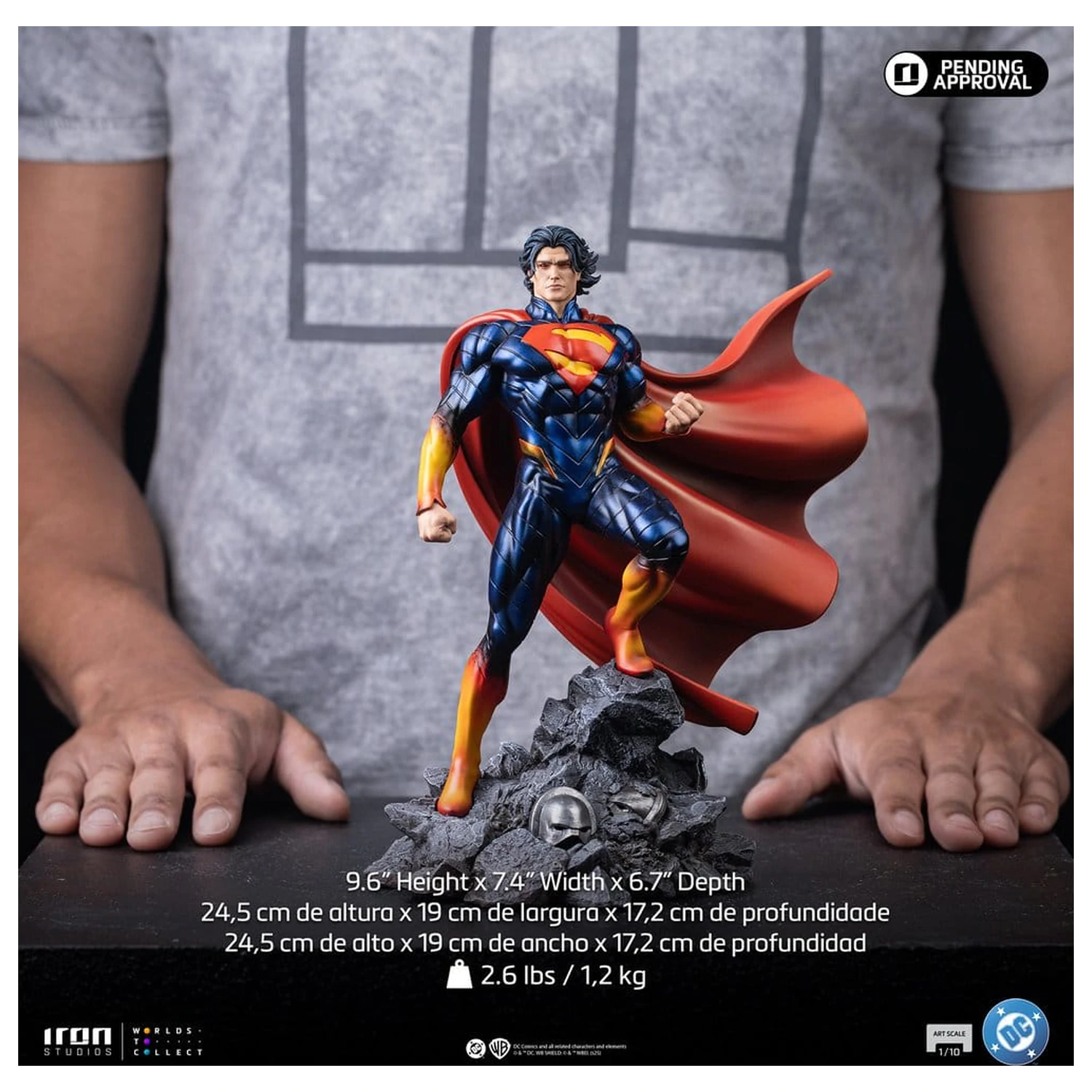DC Comics Art Scale Socha 1/10 Superman Absolute 25 cm produktová fotografia