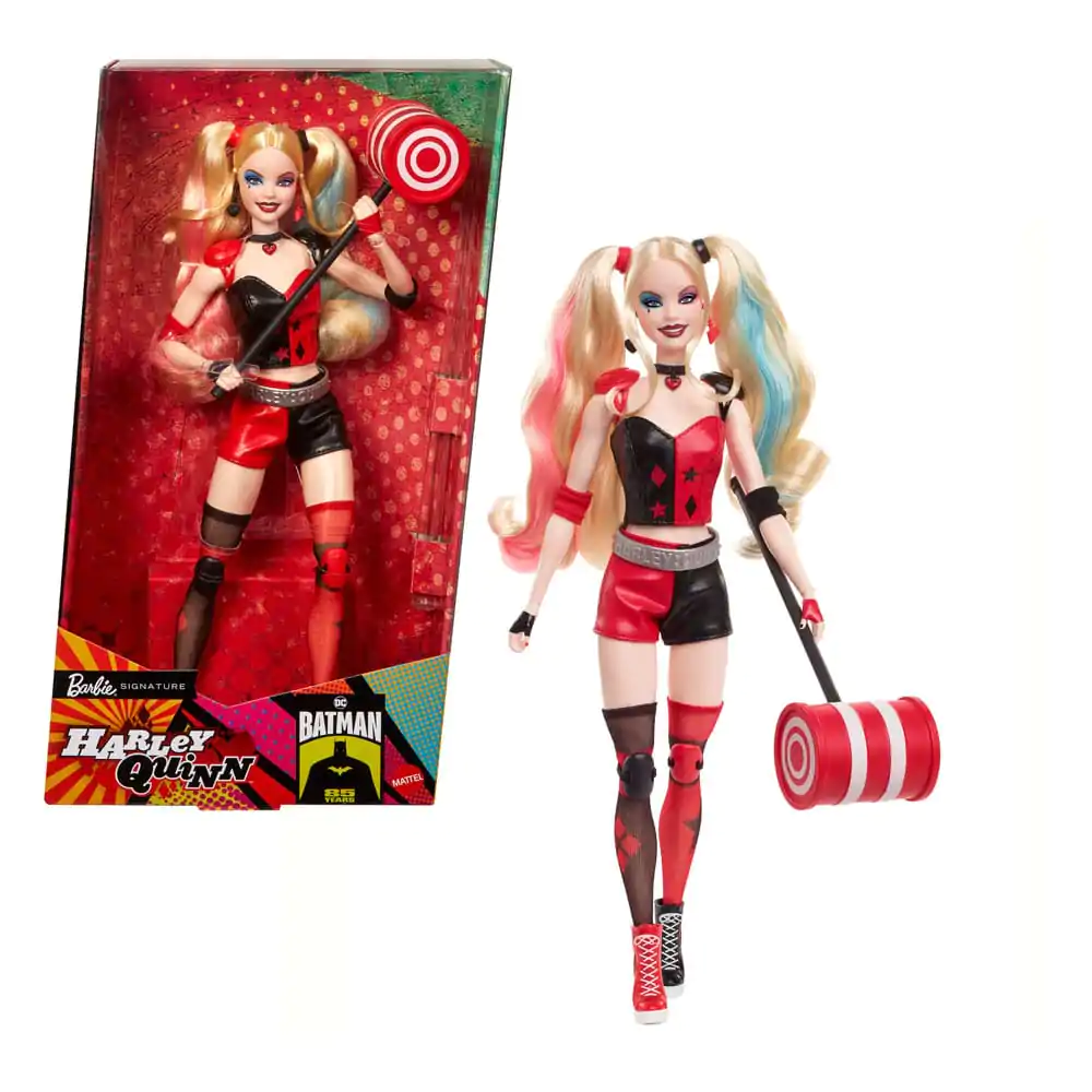 DC Comics Barbie Signature bábika Harley Quinn (Batman 85th Anniversary) produktová fotografia