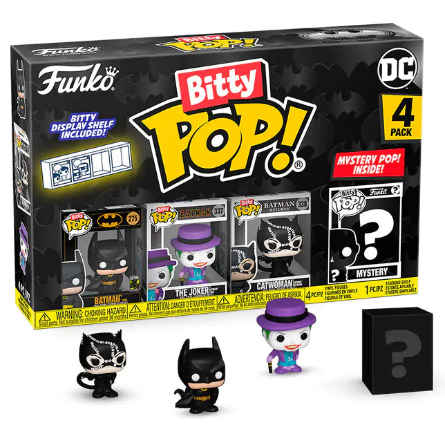 DC Comics Batman 85. výročie Bitty Funko POP! Vinylová figúrka 4-balenie Batman produktová fotografia