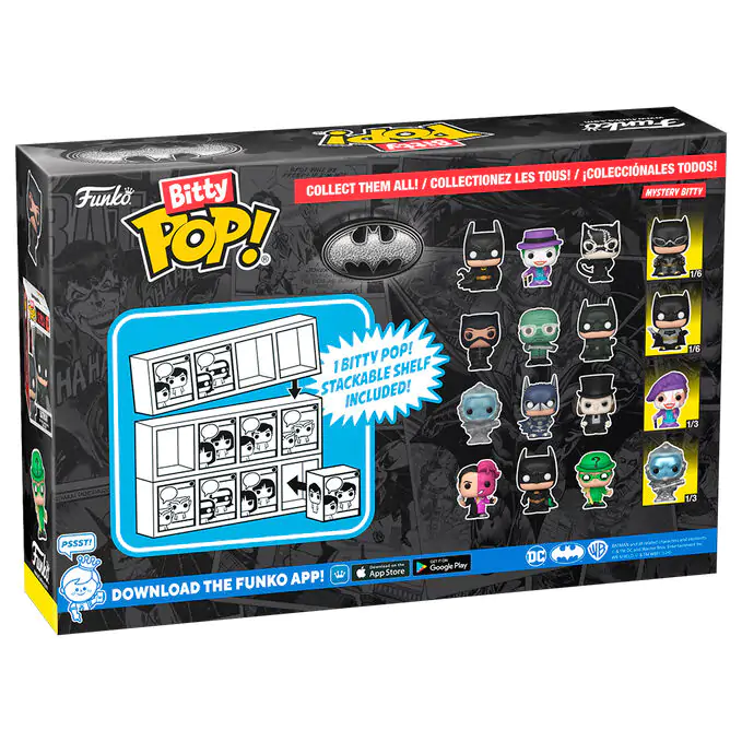 DC Comics Batman 85th Anniversary Bitty Funko POP! Vinyl Figure 4-Pack figúrka Mr. Freeze produktová fotografia