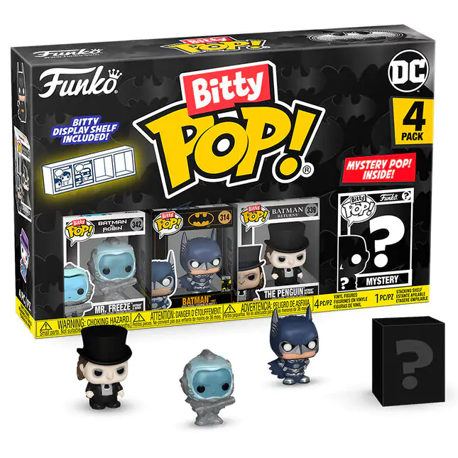 DC Comics Batman 85th Anniversary Bitty Funko POP! Vinyl Figure 4-Pack figúrka Mr. Freeze produktová fotografia