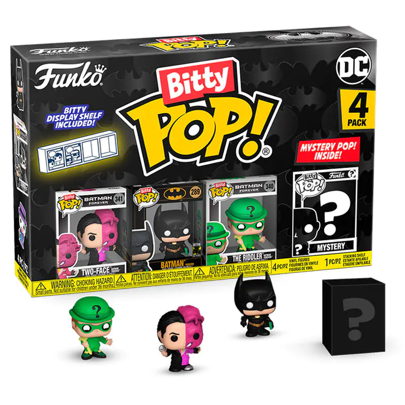 DC Comics Batman 85th Anniversary Bitty Funko POP! vinylová figúrka 4-balenie Two-Face produktová fotografia