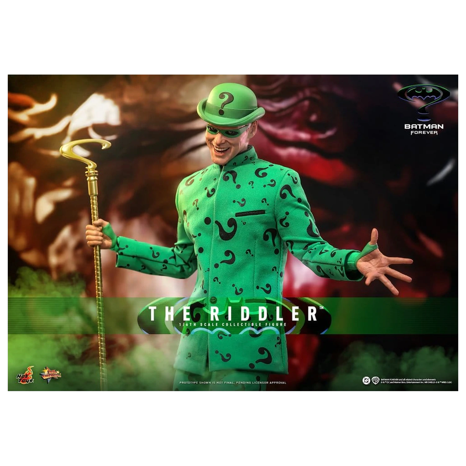 DC Comics Batman Forever Movie Masterpiece akčná figúrka 1/6 Riddler 31 cm produktová fotografia