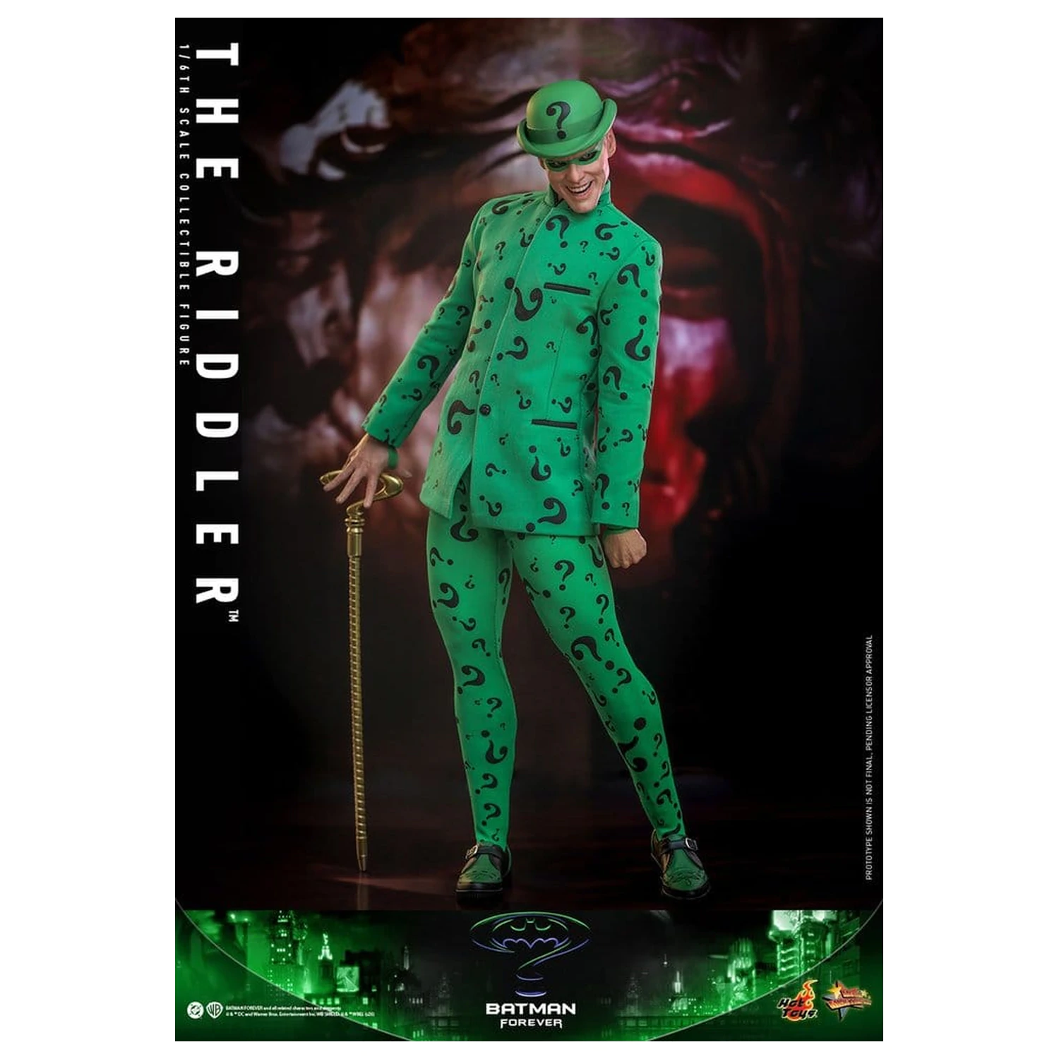 DC Comics Batman Forever Movie Masterpiece akčná figúrka 1/6 Riddler 31 cm produktová fotografia