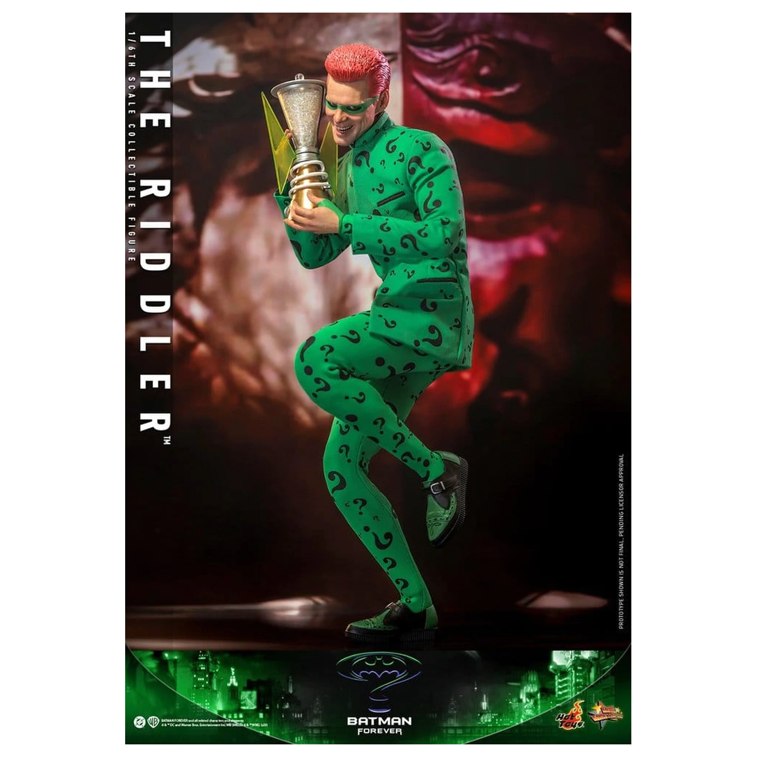 DC Comics Batman Forever Movie Masterpiece akčná figúrka 1/6 Riddler 31 cm produktová fotografia