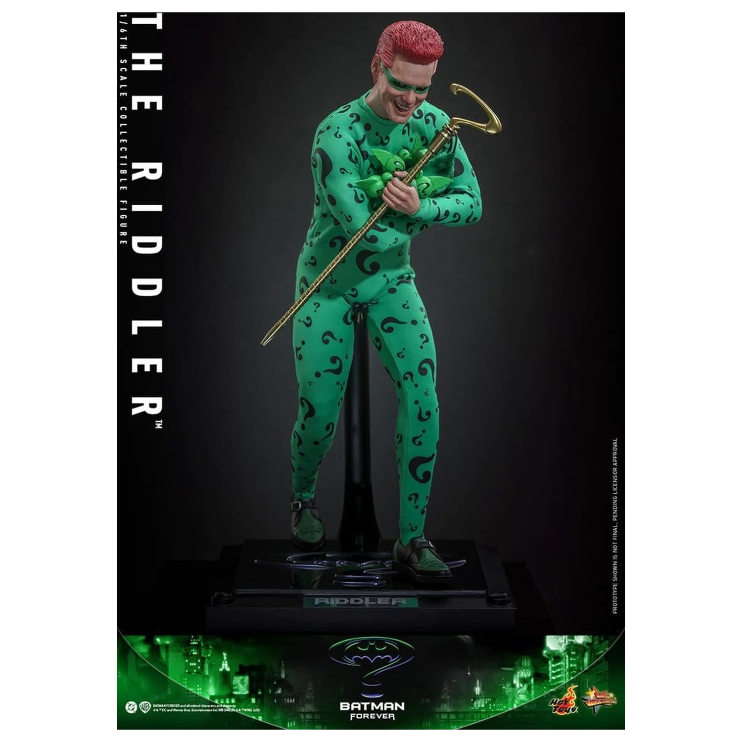 DC Comics Batman Forever Movie Masterpiece akčná figúrka 1/6 Riddler 31 cm produktová fotografia