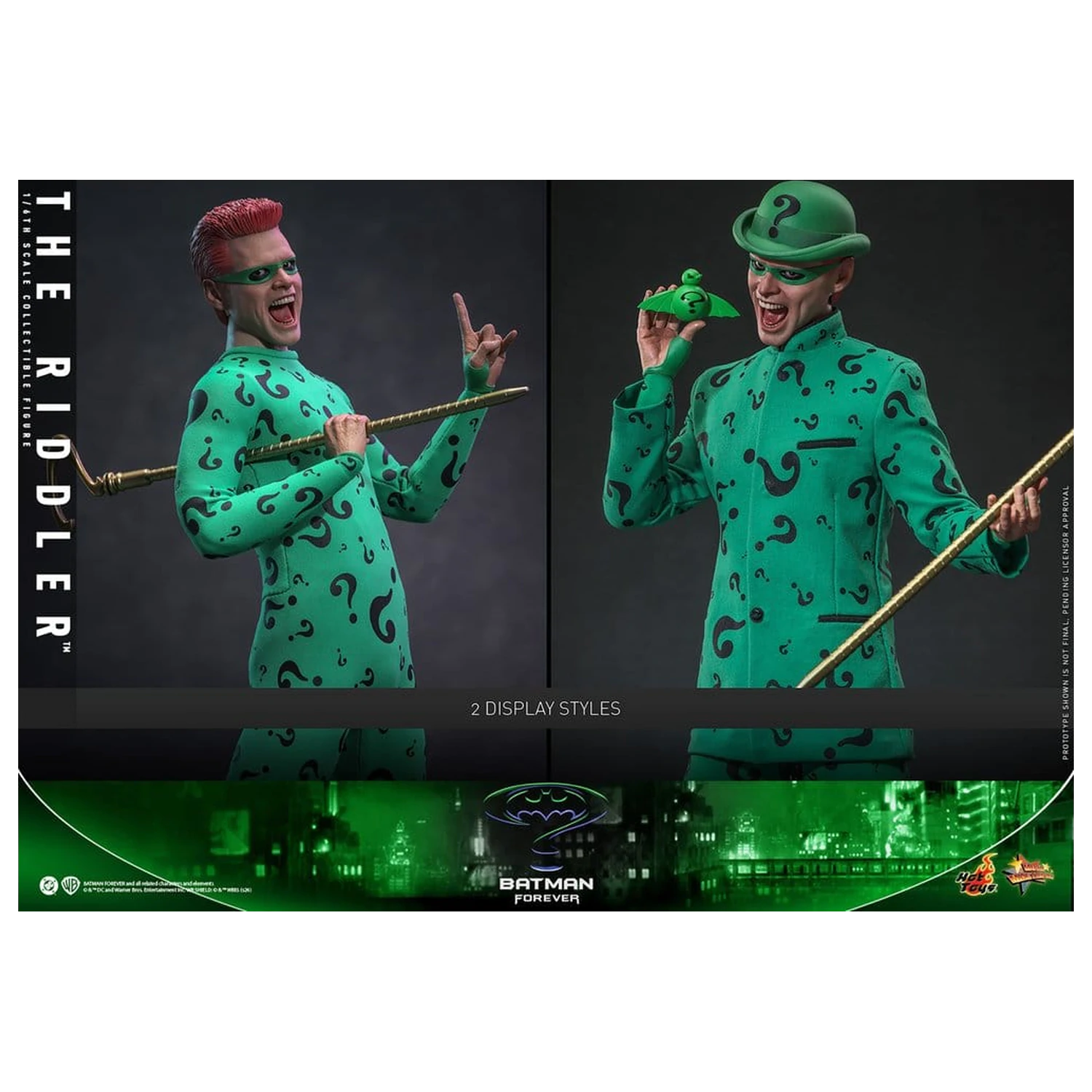 DC Comics Batman Forever Movie Masterpiece akčná figúrka 1/6 Riddler 31 cm produktová fotografia