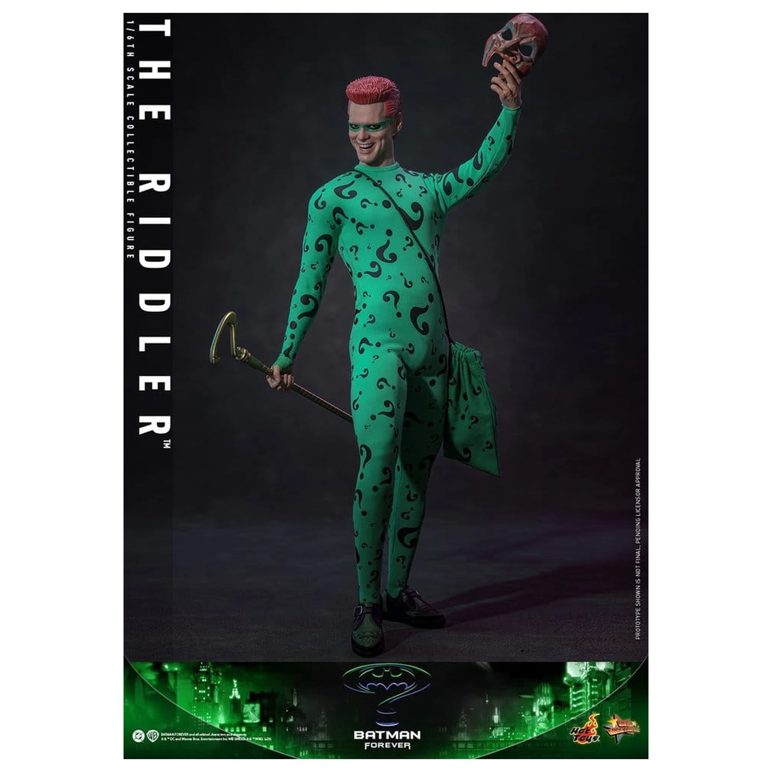 DC Comics Batman Forever Movie Masterpiece akčná figúrka 1/6 Riddler 31 cm produktová fotografia