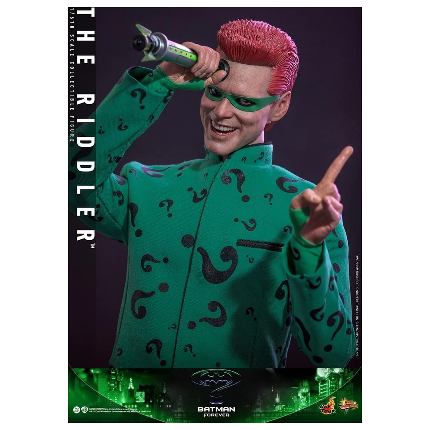 DC Comics Batman Forever Movie Masterpiece akčná figúrka 1/6 Riddler 31 cm produktová fotografia