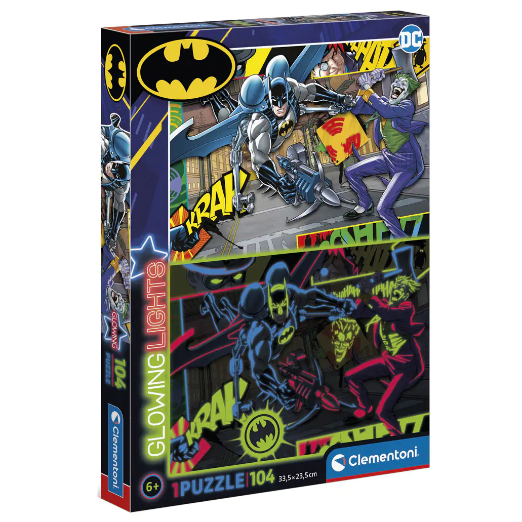 DC Comics Batman svietiace puzzle 104ks produktová fotografia