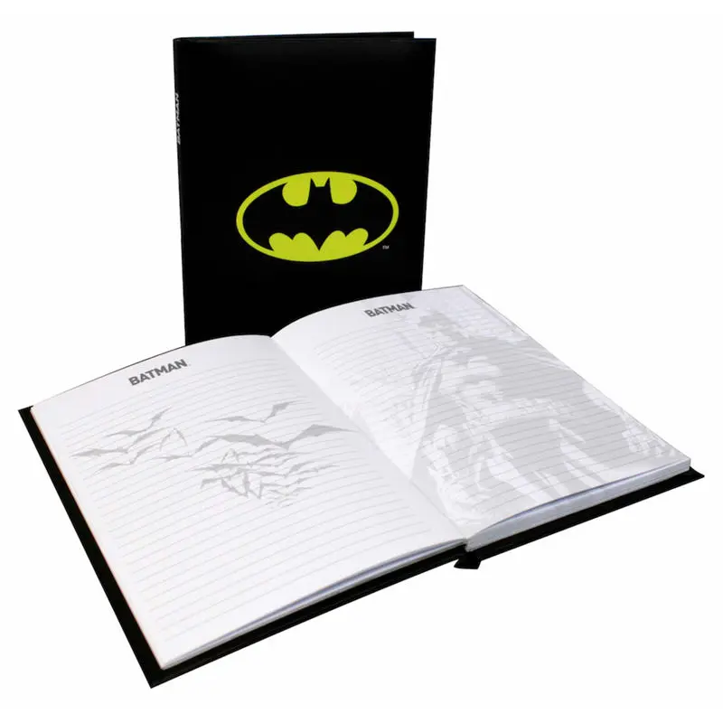 DC Comics Batman logo svetelný zápisník produktová fotografia