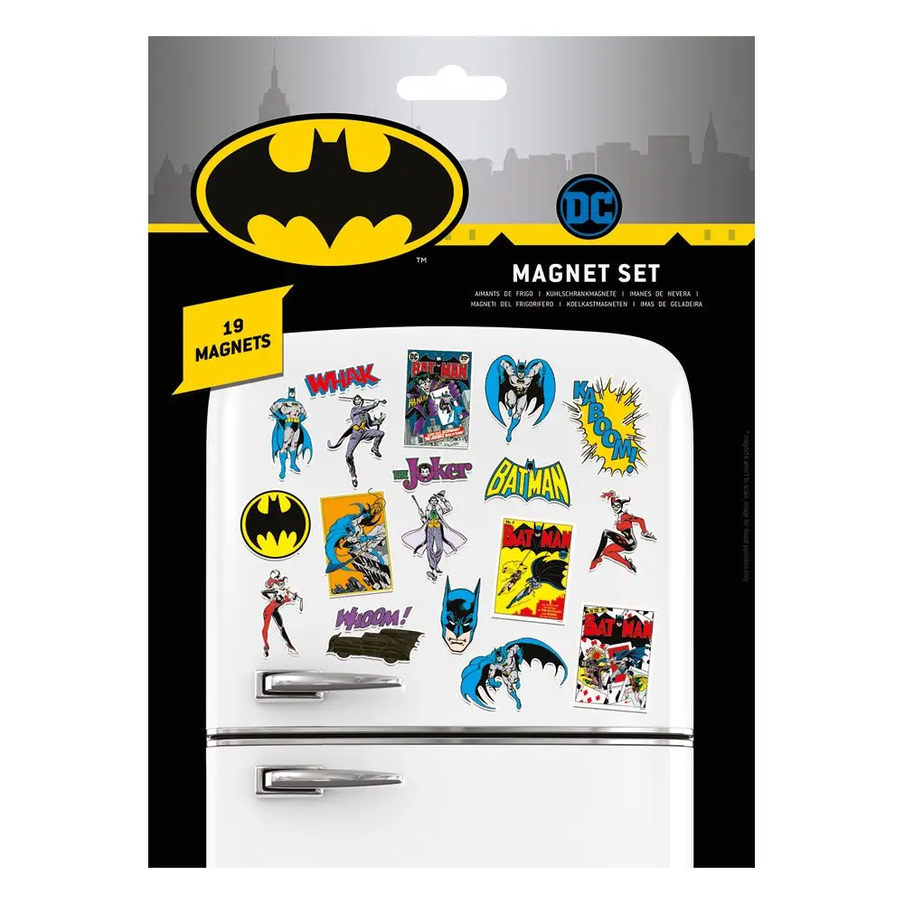 DC Comics Fridge Magnets Batman Retro - Magnetky na chladničku produktová fotografia