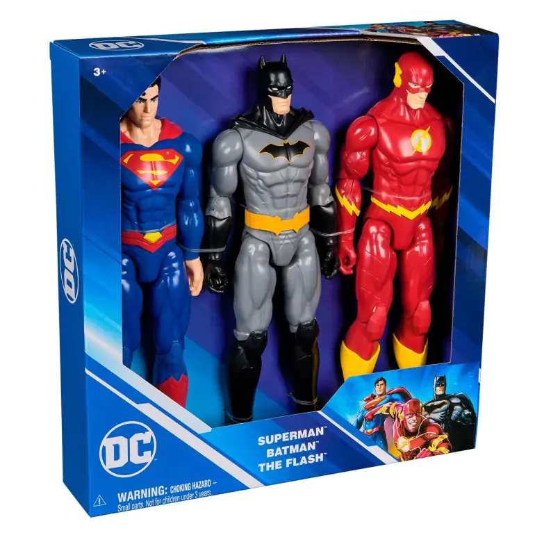 DC Comics Batman Superman Flash blister 3 figúrky 30cm produktová fotografia