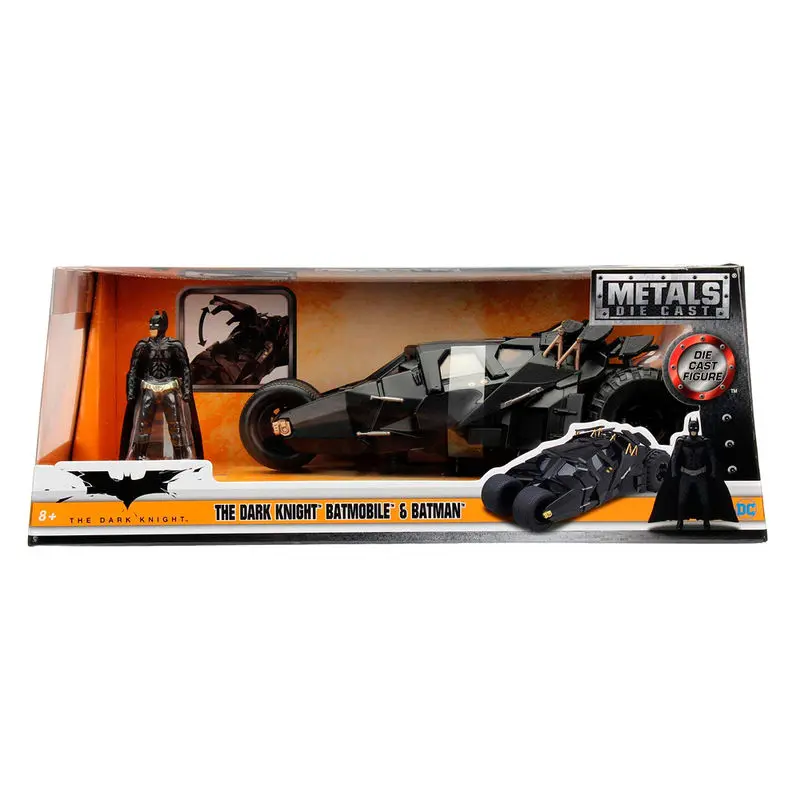 DC Comics Diecast Model 1/24 Batman The Dark Knight Batmobile – odlievaný model produktová fotografia