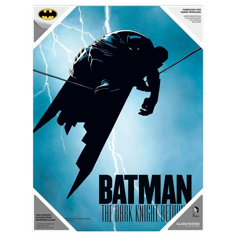 DC Comics Batman The Dark Knight sklenený plagát produktová fotografia