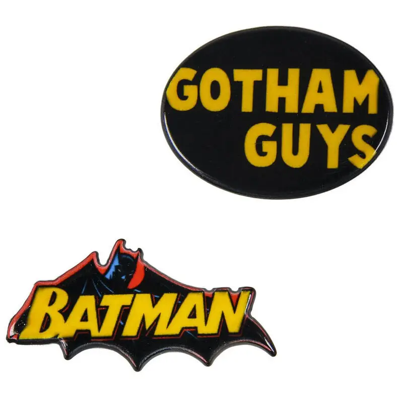 DC Comics Batman sada 2 brošní produktová fotografia
