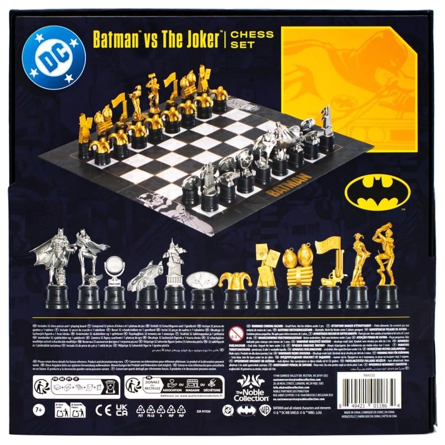 DC Comics šachová súprava Batman vs. The Joker produktová fotografia