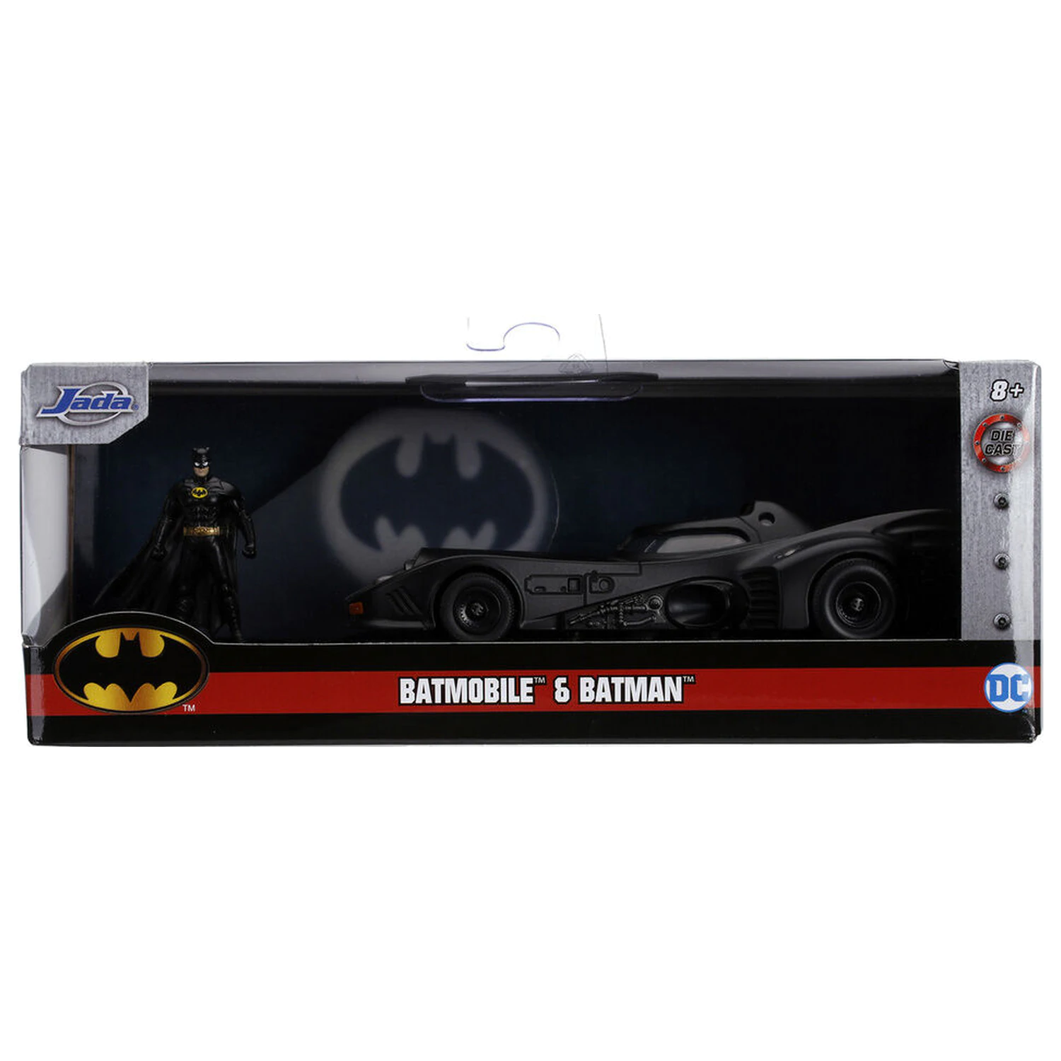 DC Comics Batmobil 1989 kovové auto + figúrka Batmana set produktová fotografia