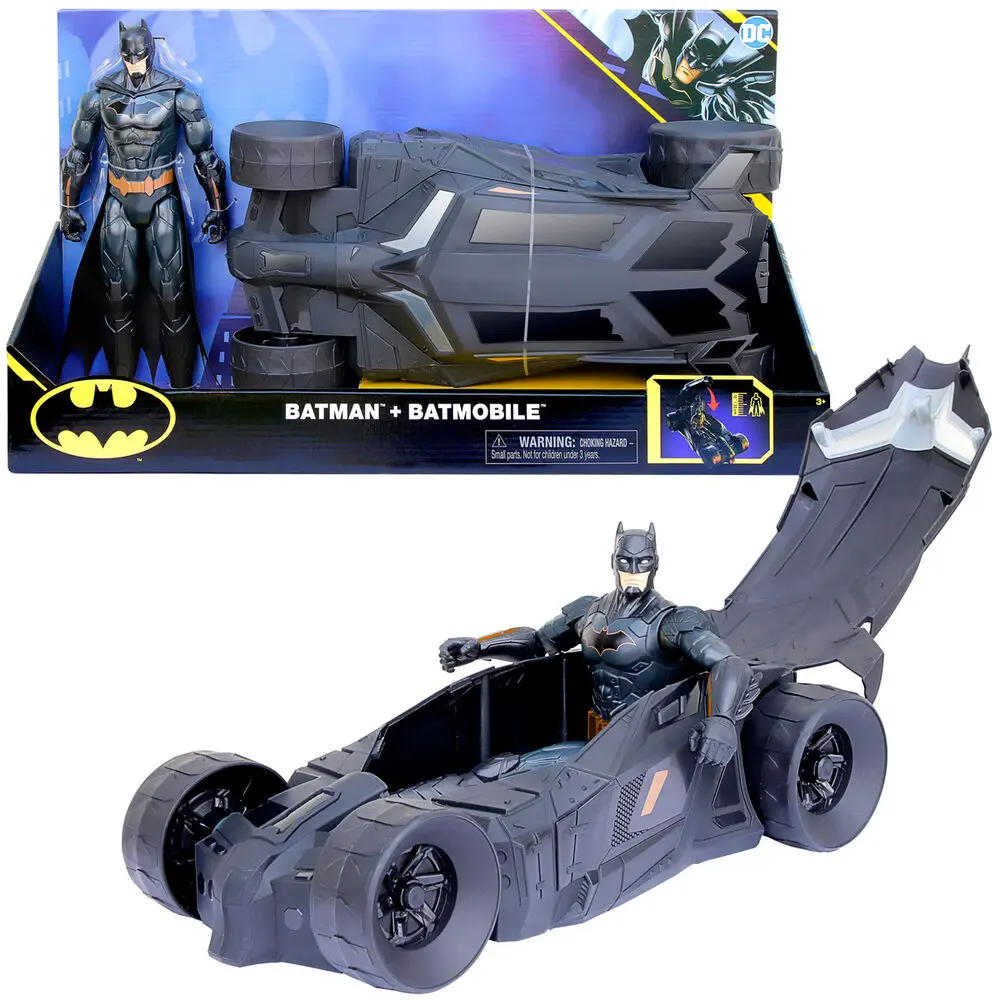 DC Comics Batmobil + figúrka Batman 30 cm produktová fotografia