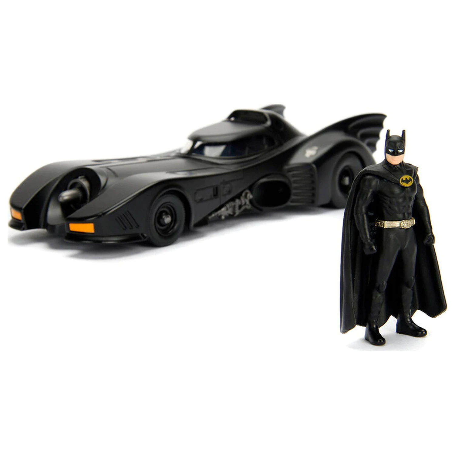 DC Comics Batmobil kovové auto + figúrka Batman set produktová fotografia