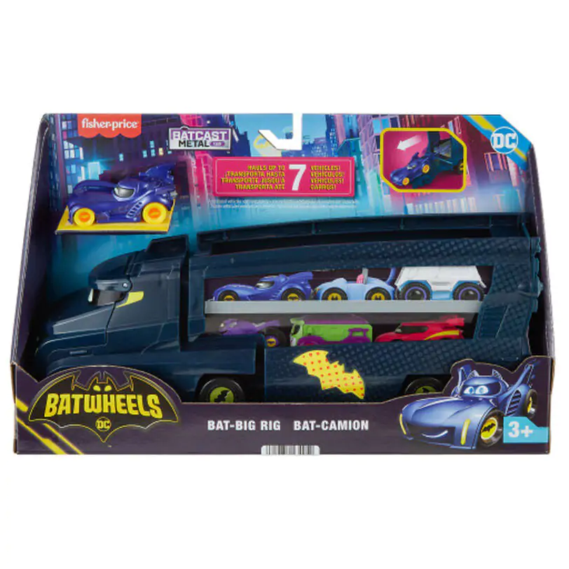 DC Comics Batwheels Bat-Big nákladné auto produktová fotografia