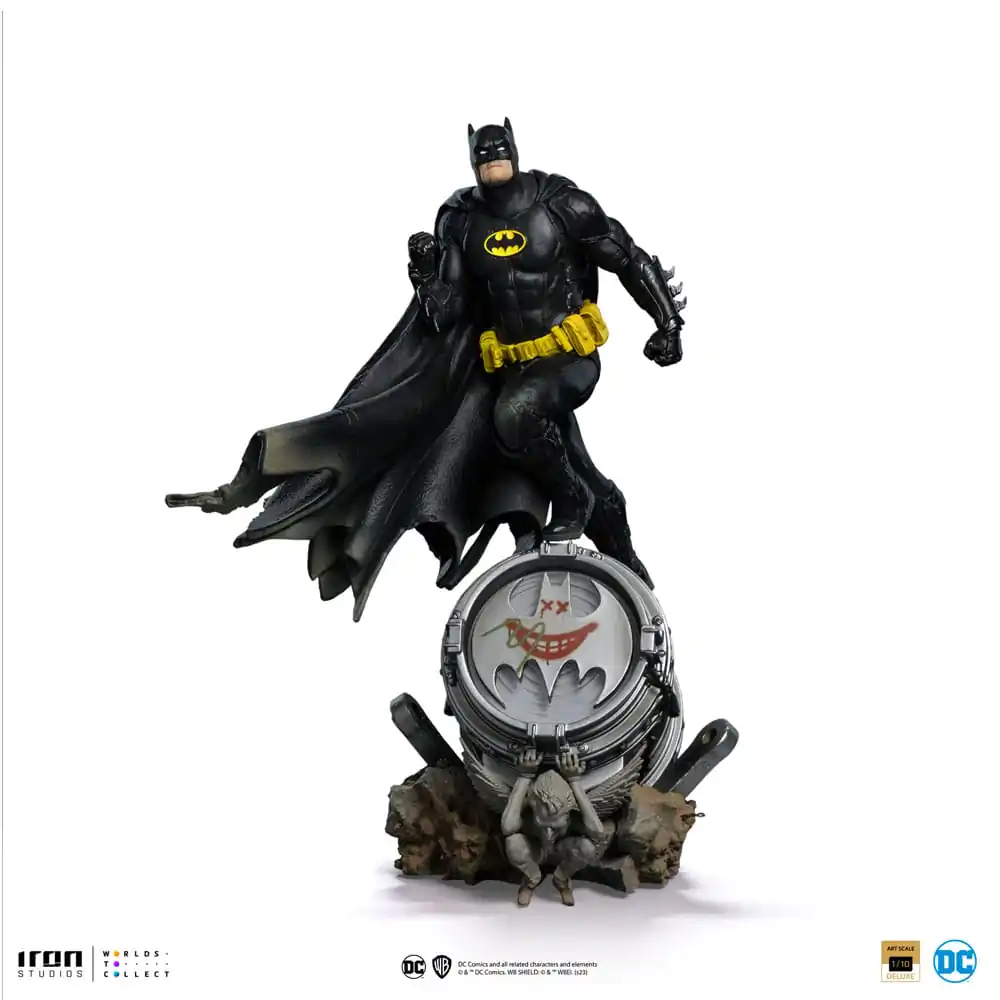 DC Comics BDS Art Scale Socha 1/10 Batman Deluxe (Black Version Exclusive) heo EU Exclusive 30 cm produktová fotografia