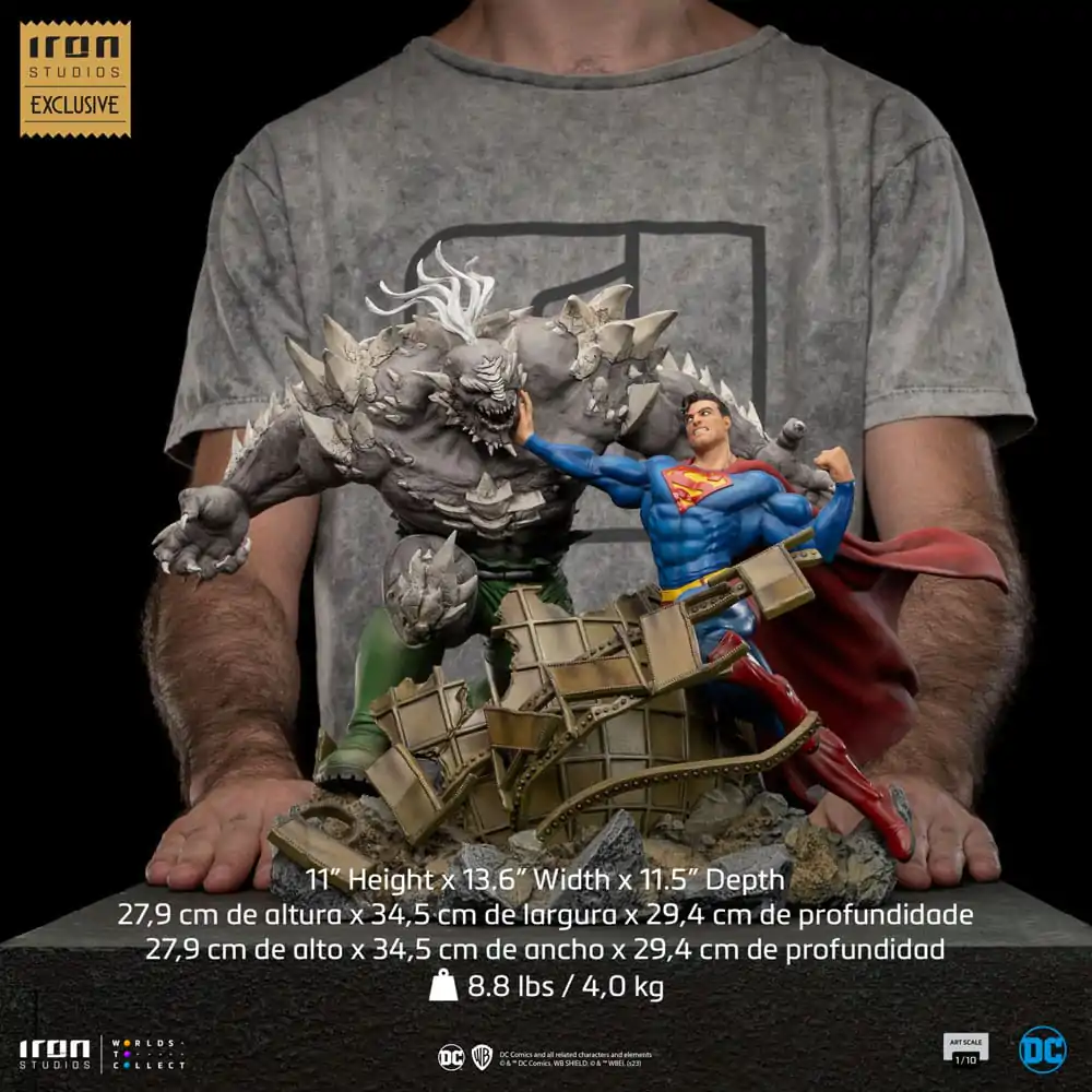 DC Comics BDS Art Scale soška 1/10 Superman vs Doomsday heo EU exkluzívne 30 cm termékfotó