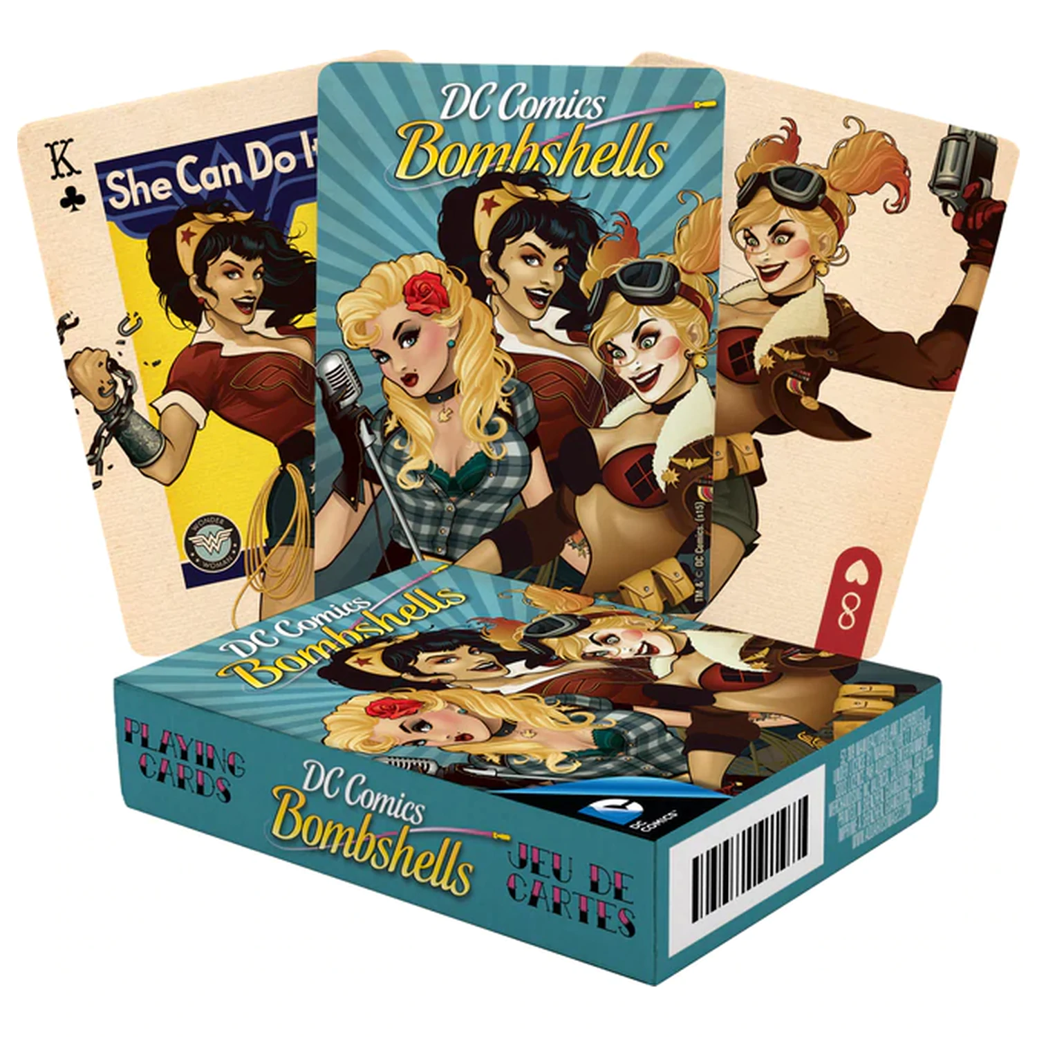 DC Comics Bombshells Hracie karty produktová fotografia