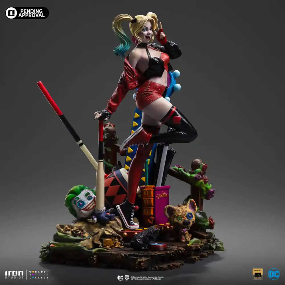 DC Comics Deluxe Art Scale Socha 1/10 Harley Quinn (Gotham City Sirens) 22 cm produktová fotografia