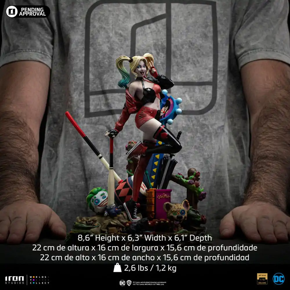 DC Comics Deluxe Art Scale Socha 1/10 Harley Quinn (Gotham City Sirens) 22 cm produktová fotografia