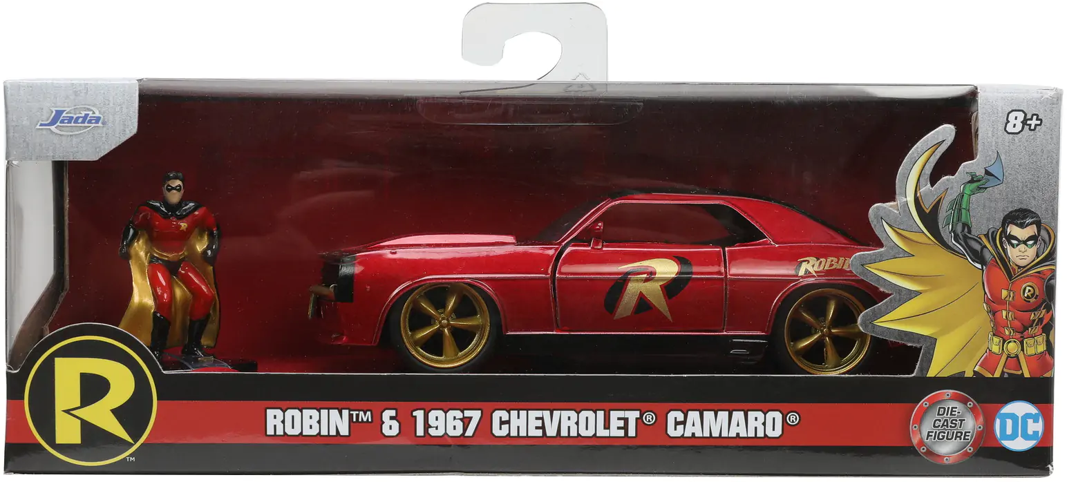 DC Comics Diecast Model 1/32 1969 Chevy Camaro Robin produktová fotografia