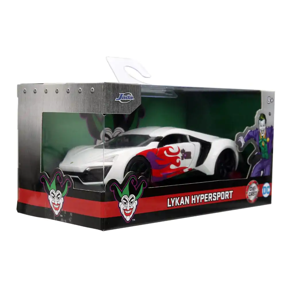 DC Comics Diecast Model 1/32 Lykan Hypersport Joker – odlievaný model produktová fotografia