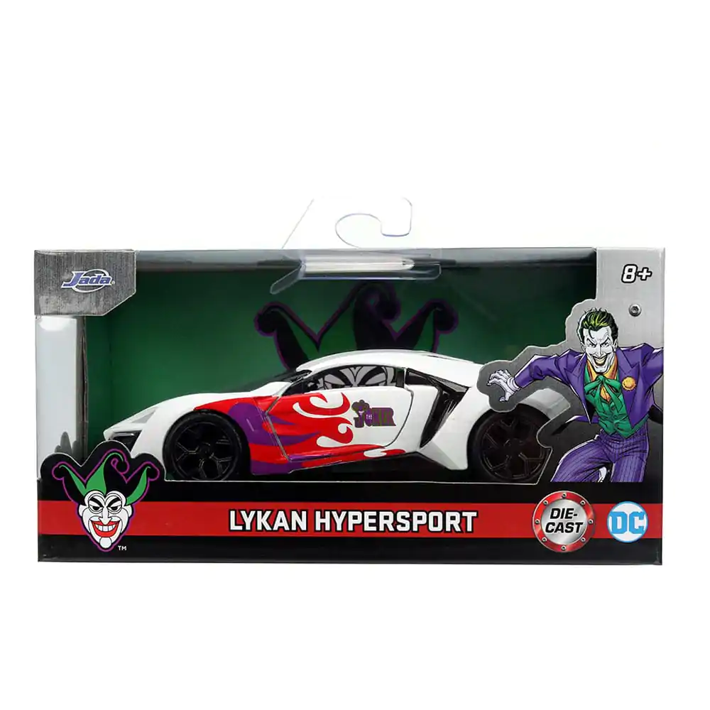 DC Comics Diecast Model 1/32 Lykan Hypersport Joker – odlievaný model produktová fotografia