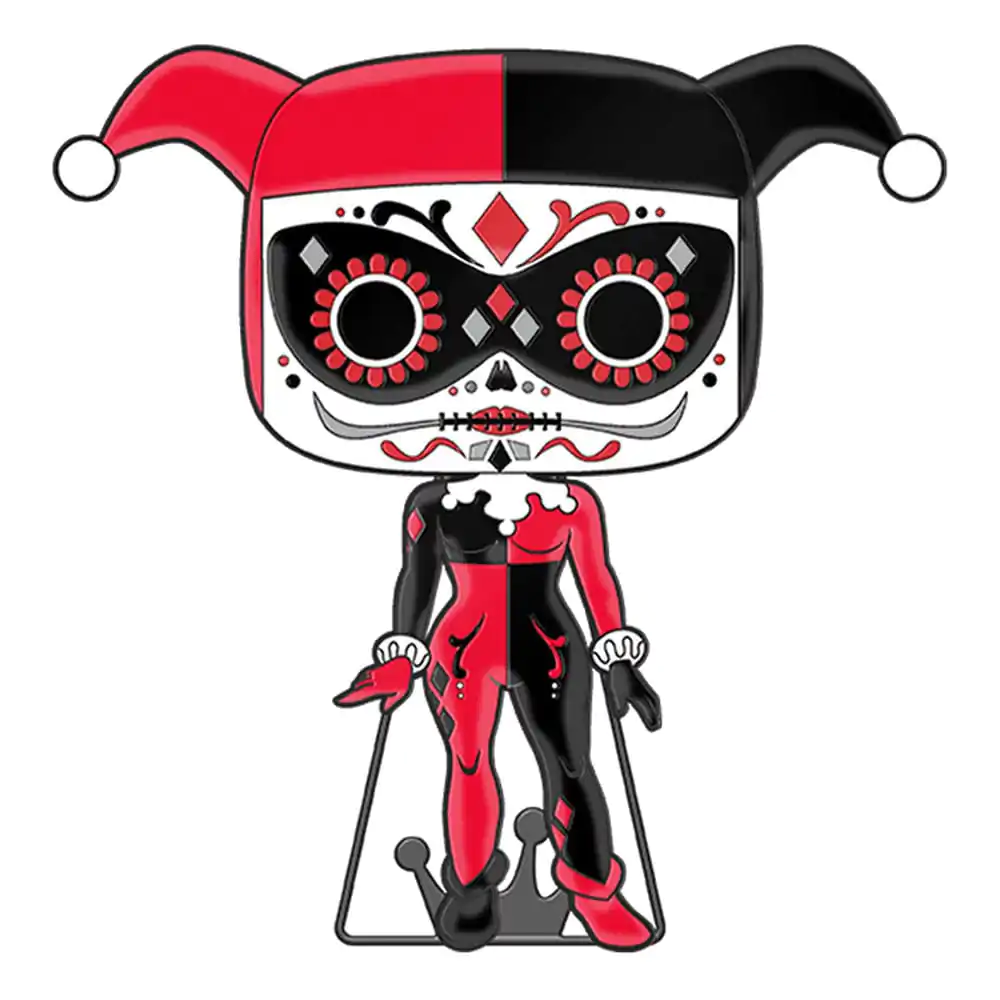 DC Comics DOTD Loungefly POP! Smaltovaná Pinská Brošňa Harley Quinn (Svietiaca v Tme) 10 cm produktová fotografia