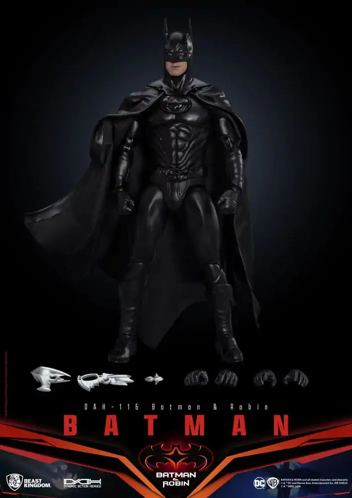 DC Comics Dynamic 8ction Heroes Akčná figúrka 1/9 Batman (Batman & Robin) 21 cm termékfotó