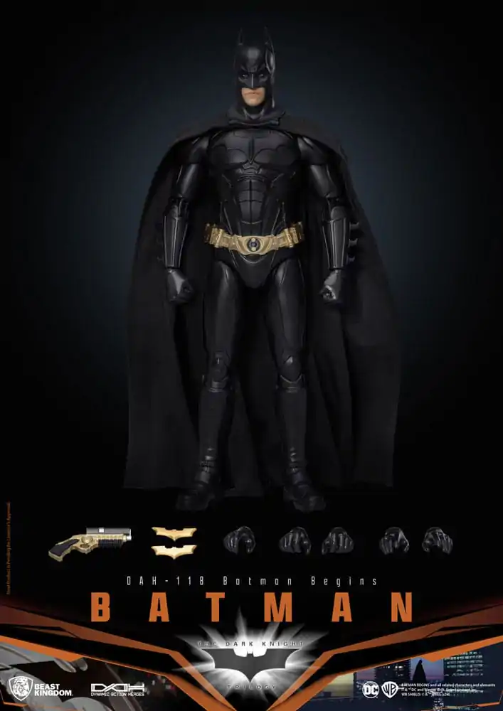 DC Comics Dynamic 8ction Heroes akčná figúrka 1/9 Batman (Batman Begins) 21 cm termékfotó