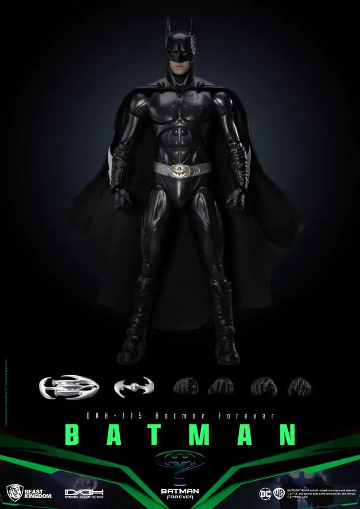 DC Comics Dynamic 8ction Heroes akčná figúrka 1/9 Batman (Batman Forever) 21 cm termékfotó