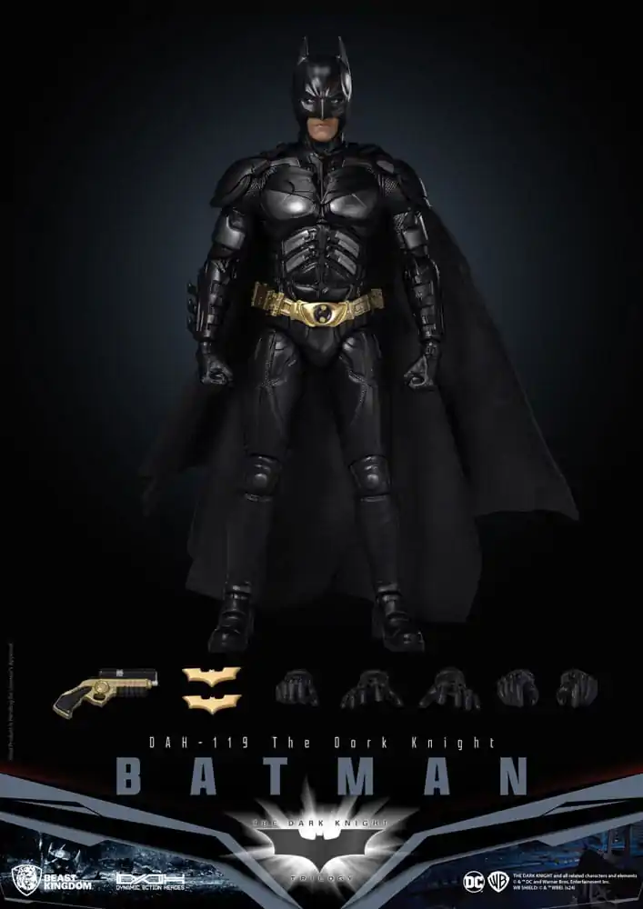 DC Comics Dynamic 8ction Heroes Akčná figúrka 1/9 Batman (The Dark Knight) 21 cm termékfotó