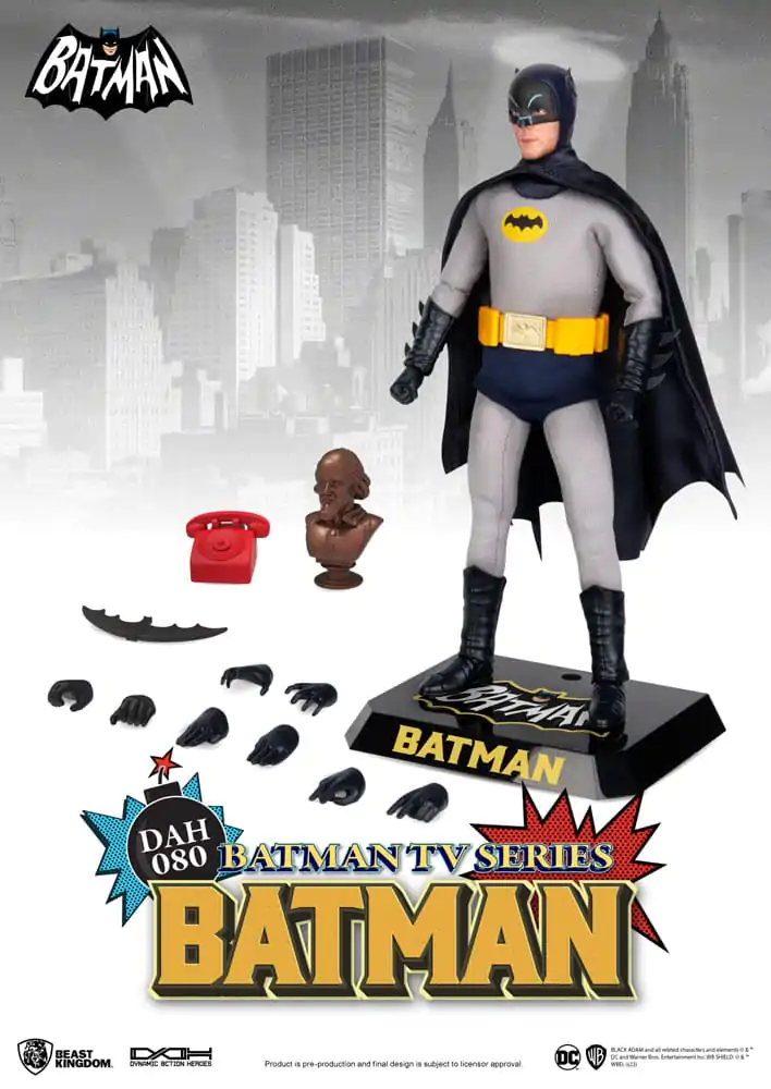 DC Comics Dynamic 8ction Heroes Akčná figúrka 1/9 Batman TV seriál Batman 24 cm termékfotó