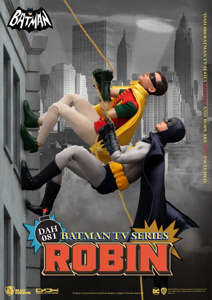 DC Comics Dynamic 8ction Heroes akčná figúrka 1/9 Batman TV Series Robin 24 cm termékfotó