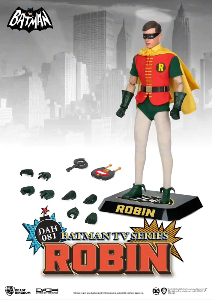 DC Comics Dynamic 8ction Heroes akčná figúrka 1/9 Batman TV Series Robin 24 cm termékfotó