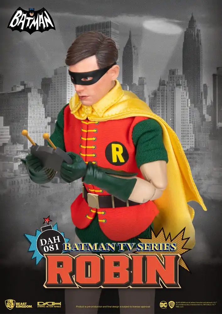 DC Comics Dynamic 8ction Heroes akčná figúrka 1/9 Batman TV Series Robin 24 cm termékfotó