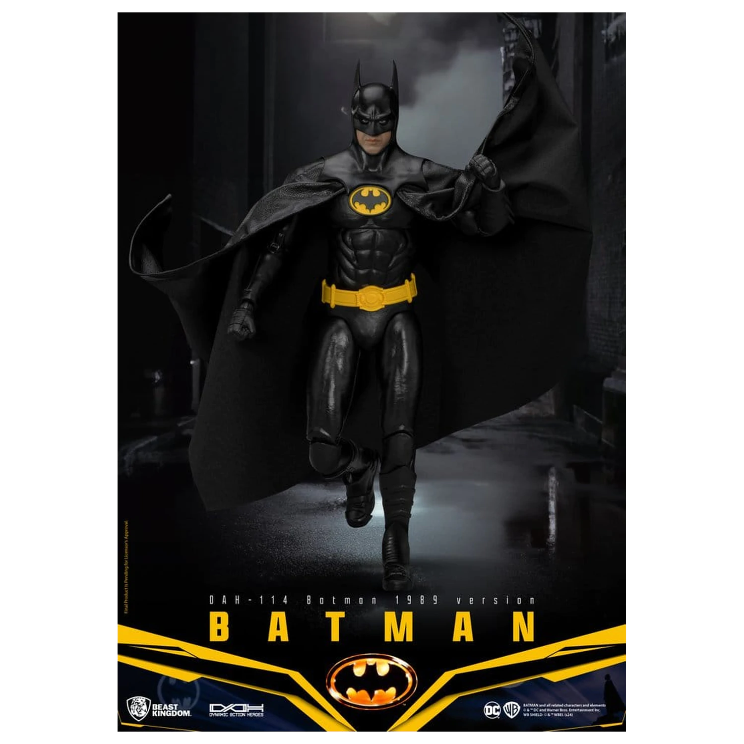 DC Comics Dynamic 8ction Heroes akčná figúrka Batman 1989 Standard Version 21 cm produktová fotografia