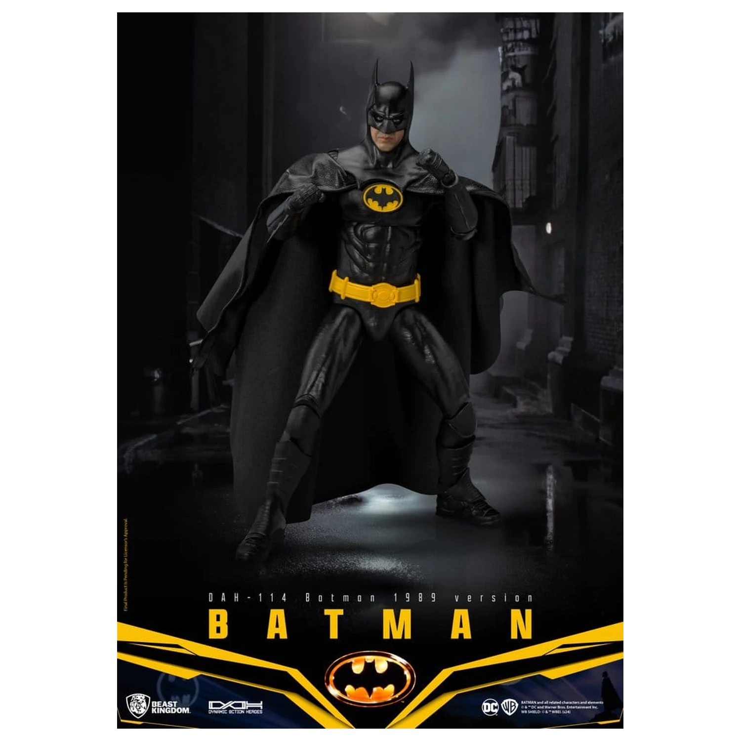 DC Comics Dynamic 8ction Heroes akčná figúrka Batman 1989 Standard Version 21 cm produktová fotografia