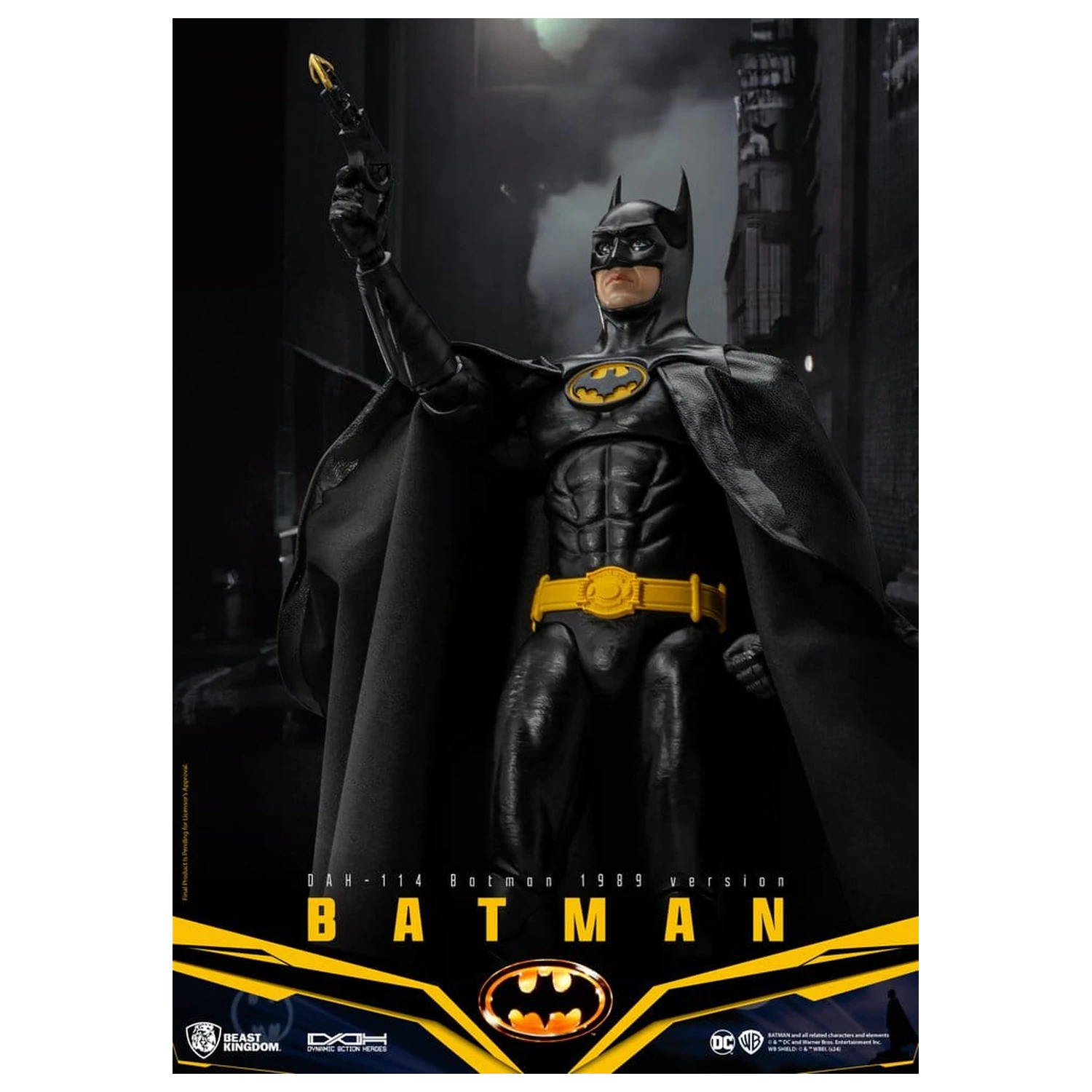 DC Comics Dynamic 8ction Heroes akčná figúrka Batman 1989 Standard Version 21 cm produktová fotografia
