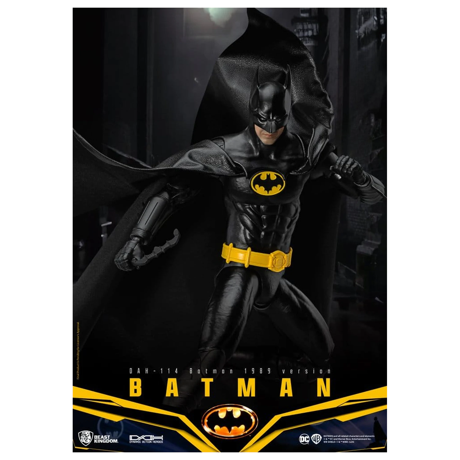 DC Comics Dynamic 8ction Heroes akčná figúrka Batman 1989 Standard Version 21 cm produktová fotografia