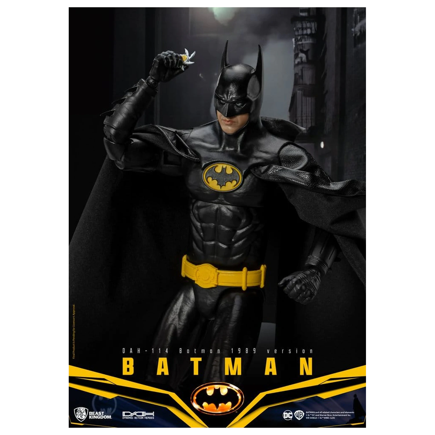 DC Comics Dynamic 8ction Heroes akčná figúrka Batman 1989 Standard Version 21 cm produktová fotografia
