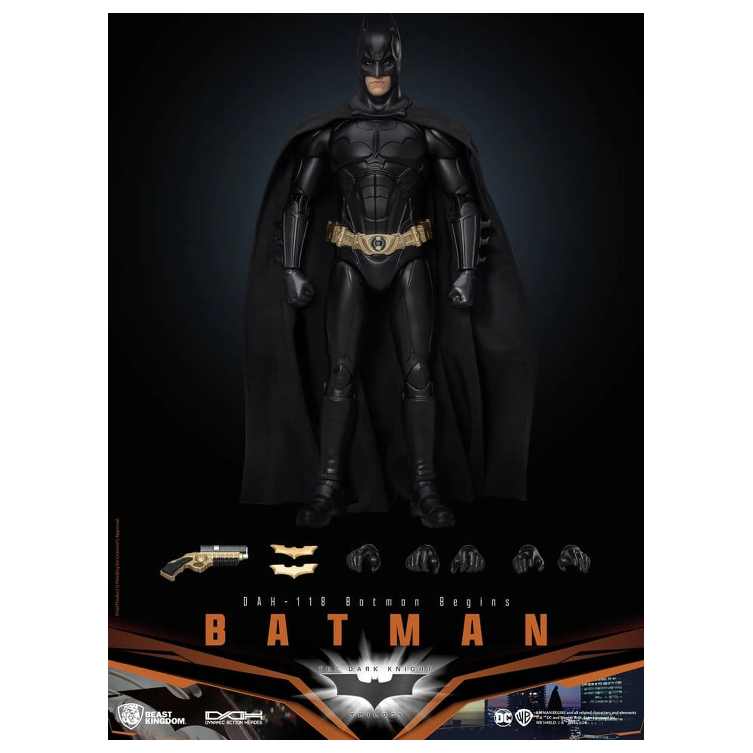 DC Comics Dynamic 8ction Heroes akčná figúrka Batman (Batman Begins) 21 cm produktová fotografia