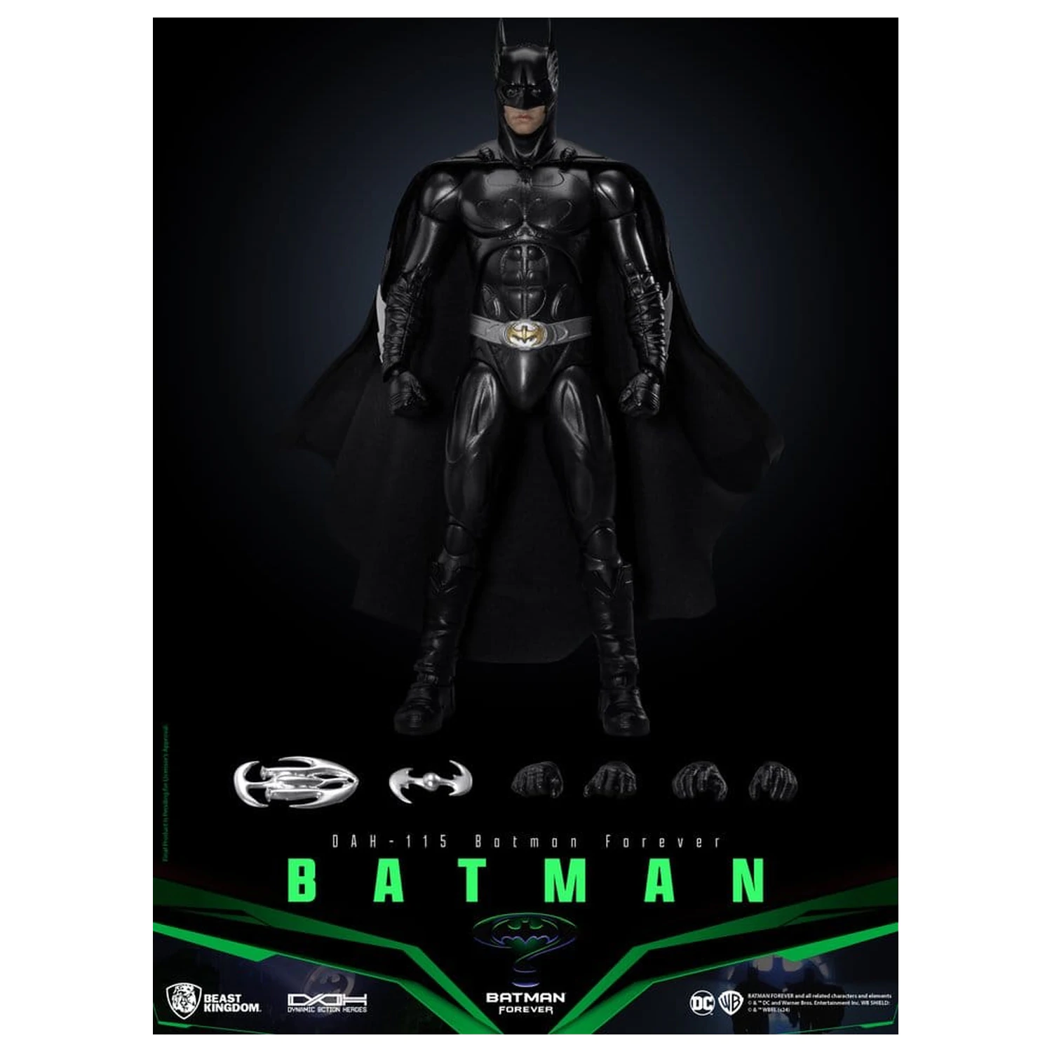 DC Comics Dynamic 8ction Heroes akčná figúrka Batman (Batman Forever) 21 cm produktová fotografia